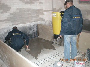 Гидроизоляция бетонного пола. Подготовка