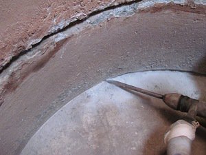 Герметизация швов в колодце