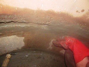 Гидроизоляция швов между кольцами в железобетонном колодце