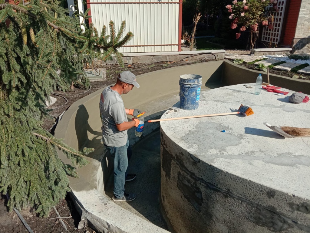 Восстановление участков рыхлого бетона